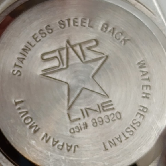Atronic STAR Line 89320 Watch Graphic Dial Stainless Steel New Battery Rare - Picture 10 of 12